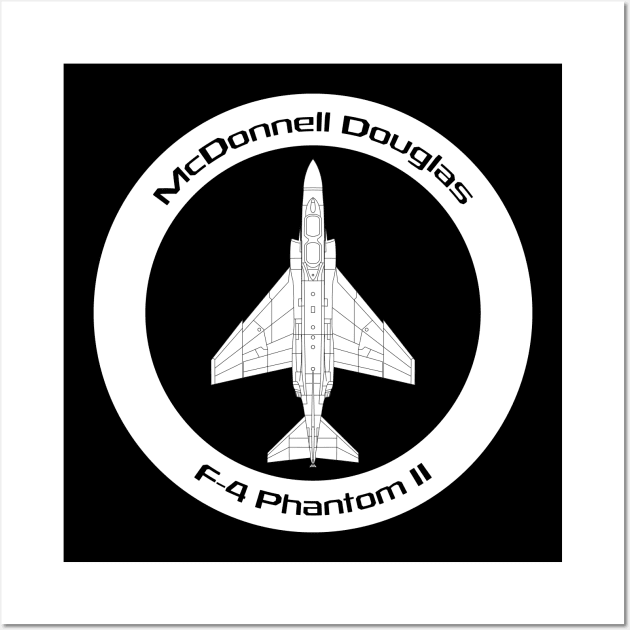 McDonnell Douglas F-4 Phantom II Wall Art by BearCaveDesigns